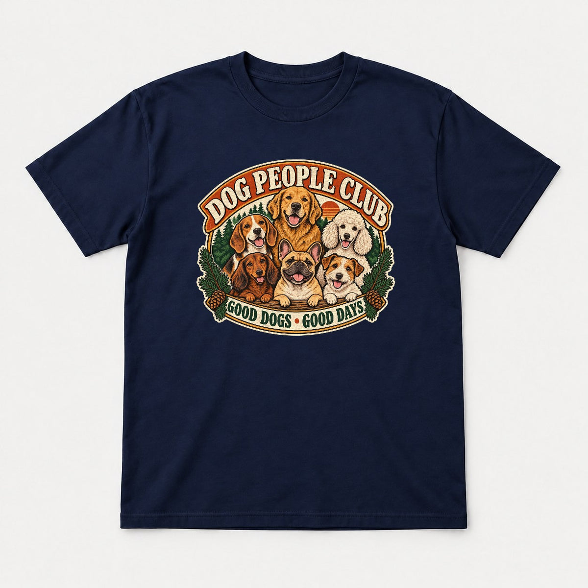Dog People Club Shirt – Vintage Dog Breed Graphic Tee & Sweatshirt