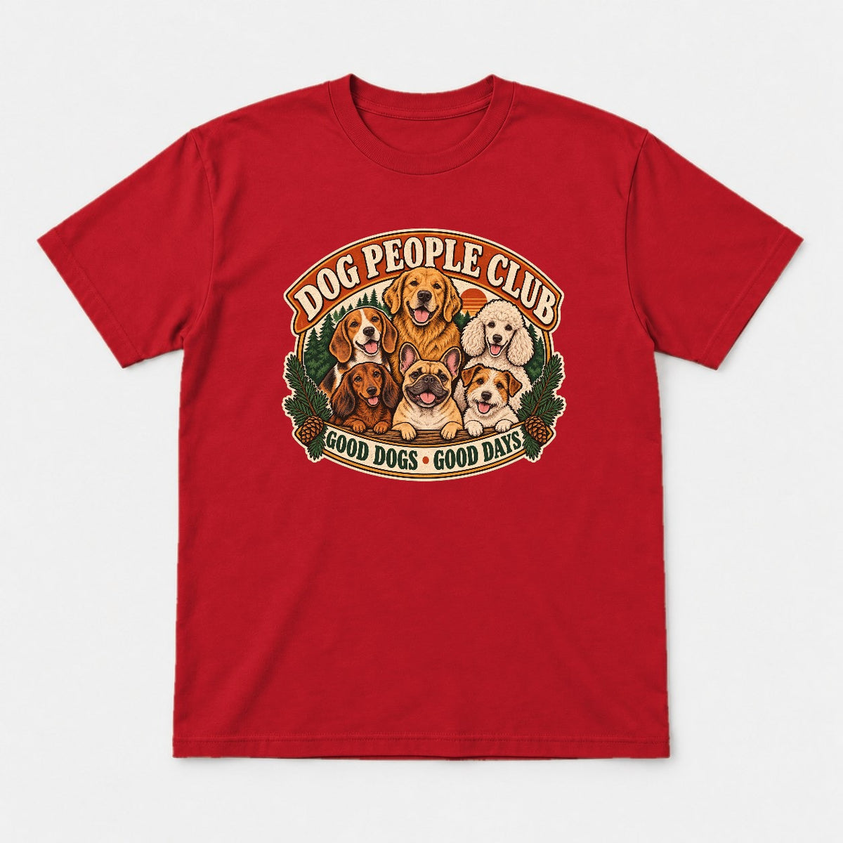 Dog People Club Shirt – Vintage Dog Breed Graphic Tee & Sweatshirt