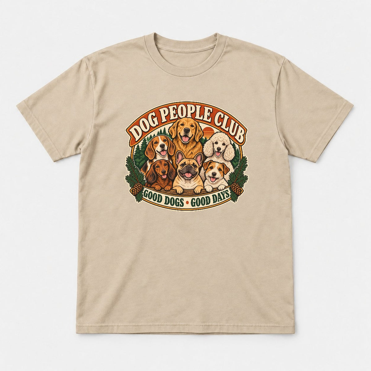 Dog People Club Shirt – Vintage Dog Breed Graphic Tee & Sweatshirt