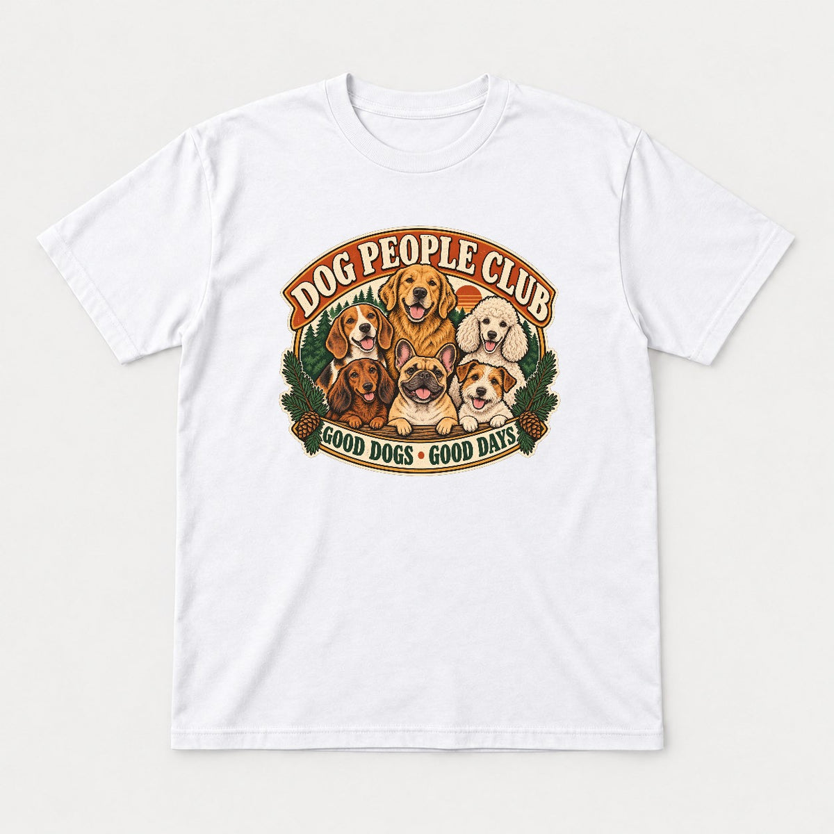 Dog People Club Shirt – Vintage Dog Breed Graphic Tee & Sweatshirt