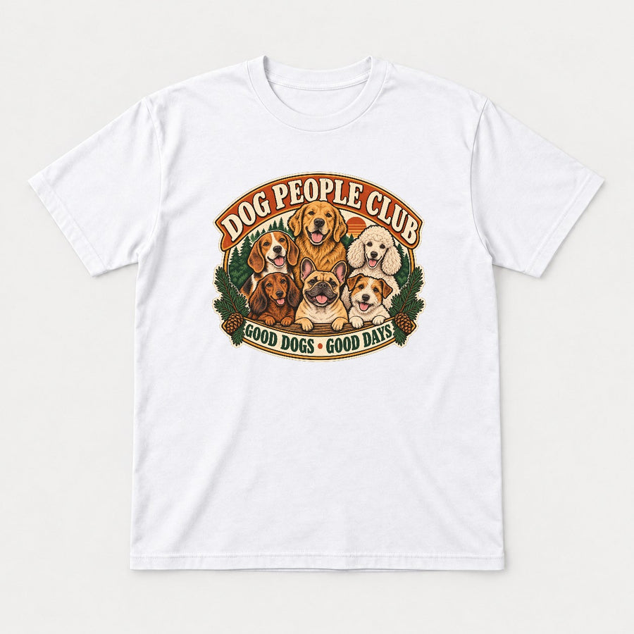 Dog People Club Shirt – Vintage Dog Breed Graphic Tee & Sweatshirt