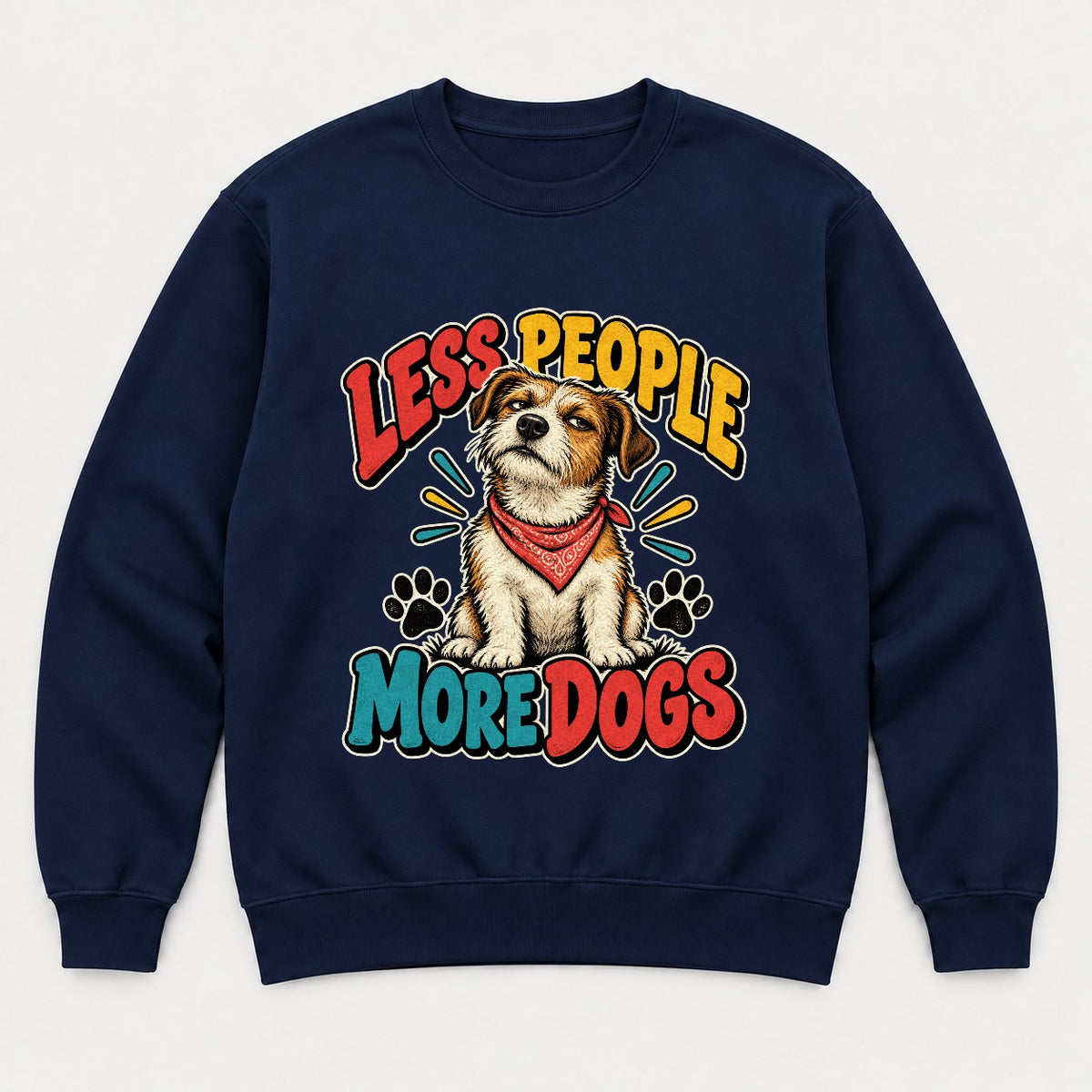 Less People More Dogs Shirt – Funny Terrier Graphic Tee