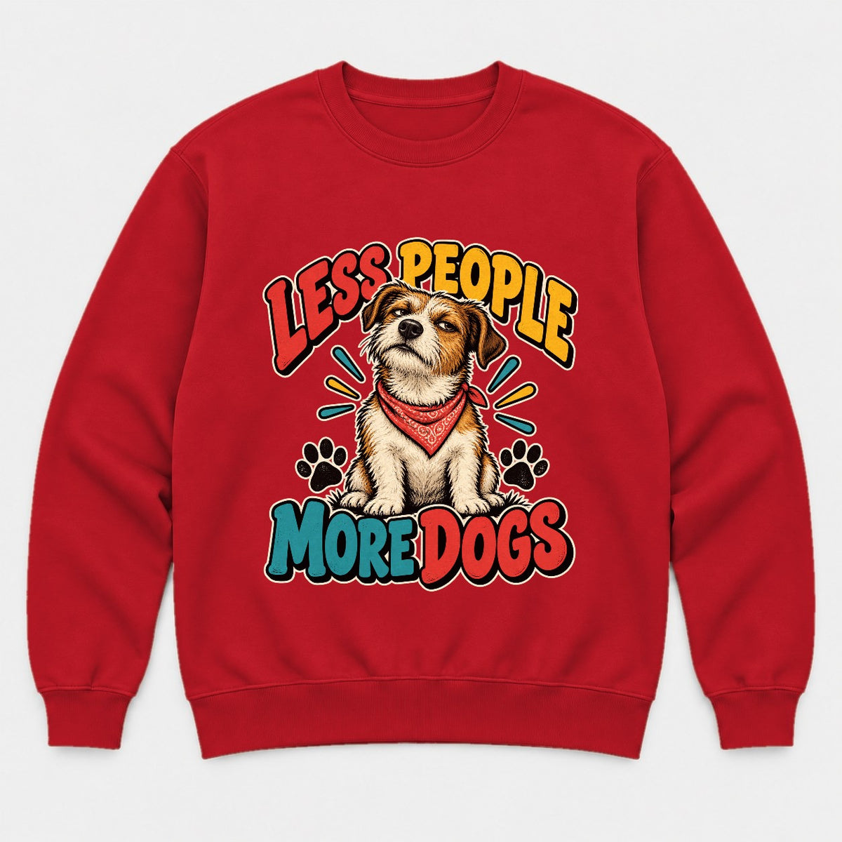Less People More Dogs Shirt – Funny Terrier Graphic Tee