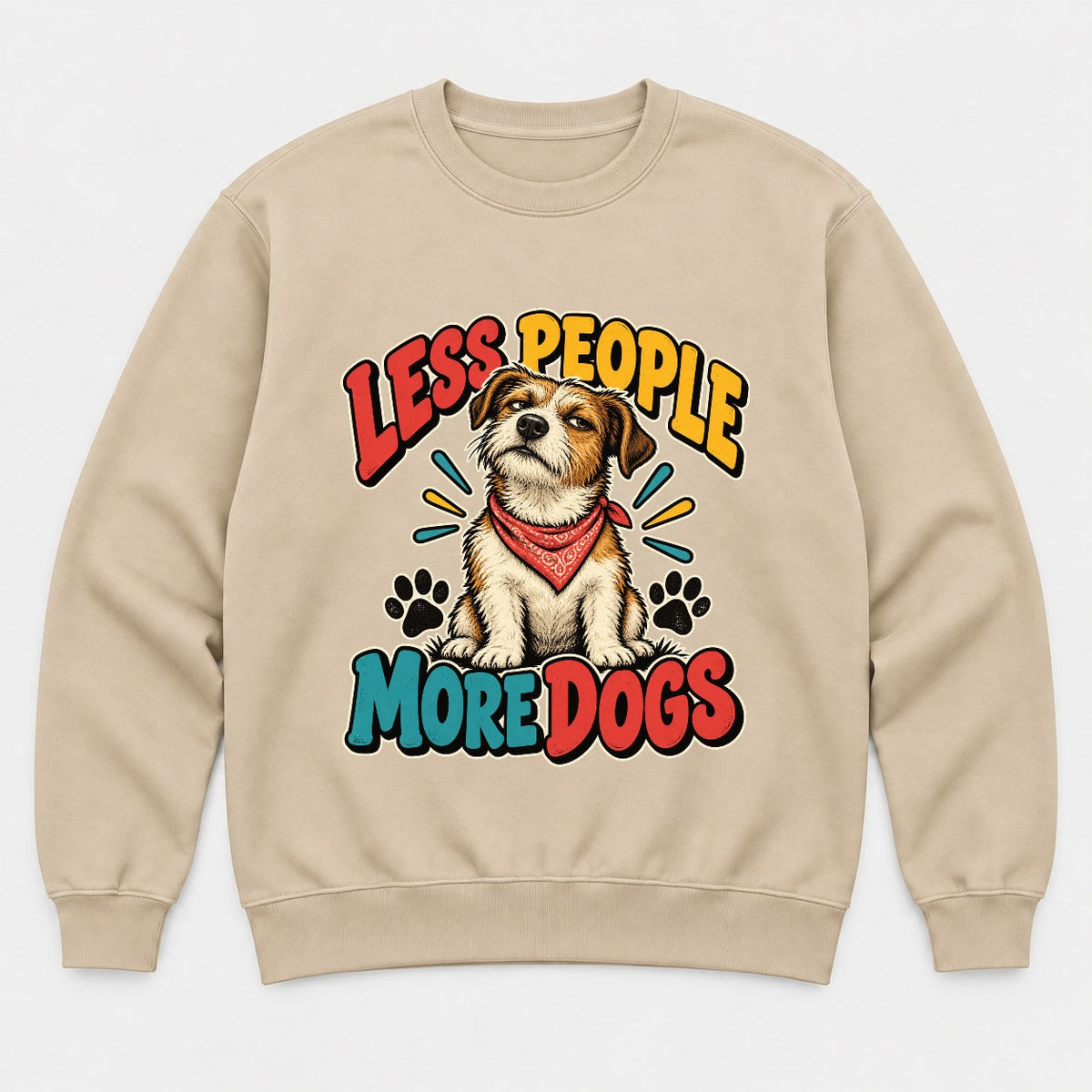 Less People More Dogs Shirt – Funny Terrier Graphic Tee