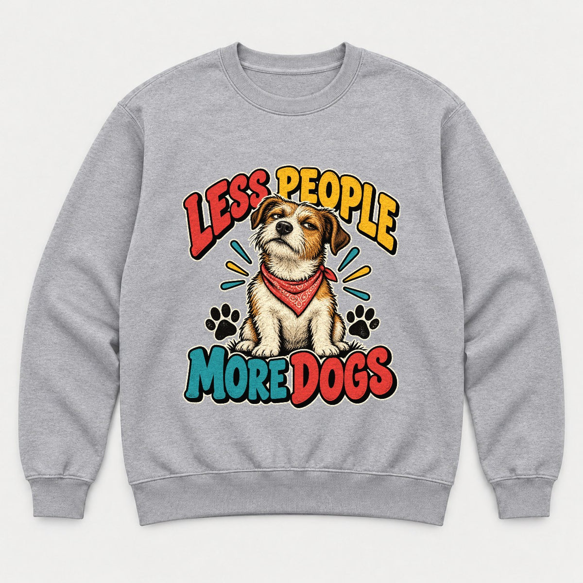 Less People More Dogs Shirt – Funny Terrier Graphic Tee