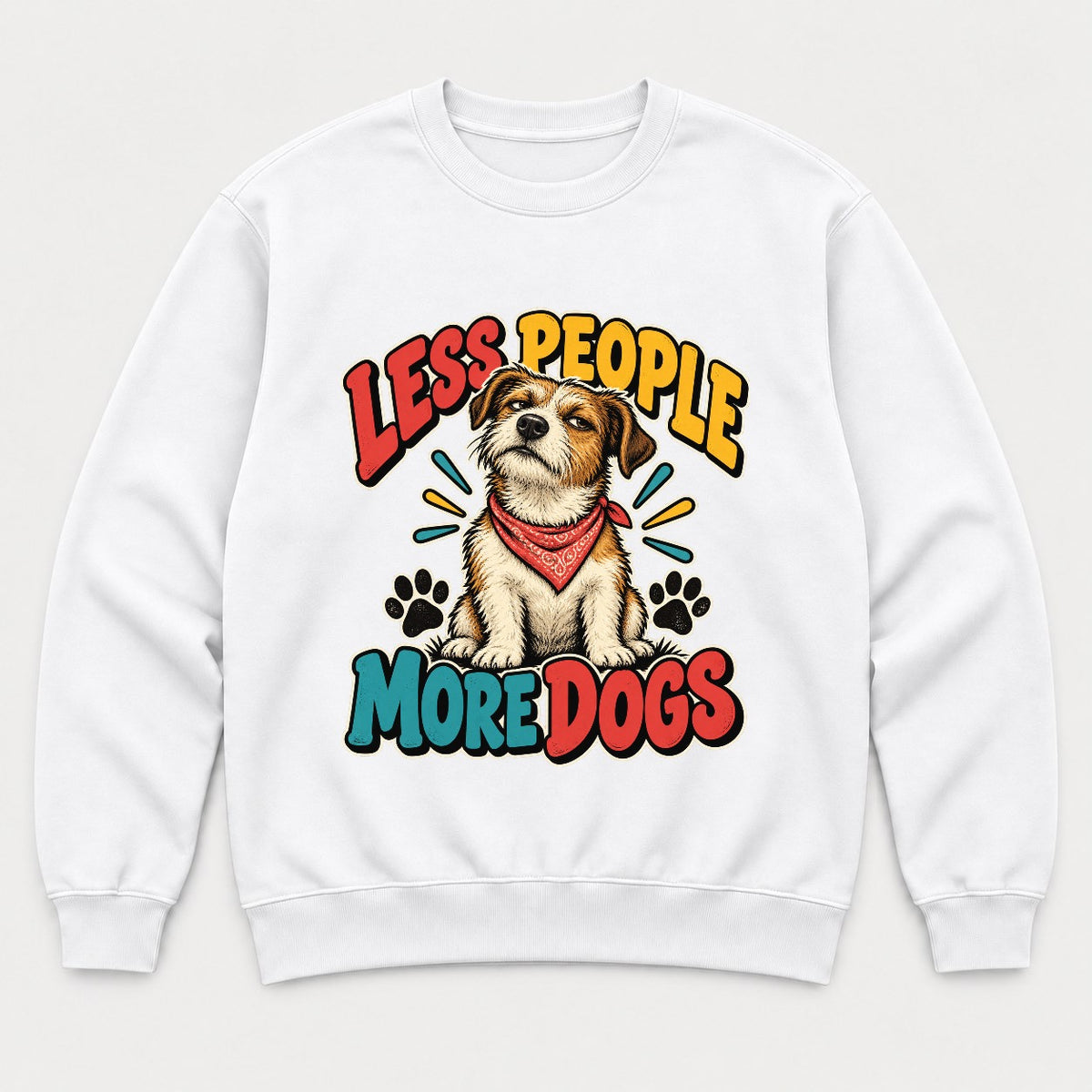 Less People More Dogs Shirt – Funny Terrier Graphic Tee