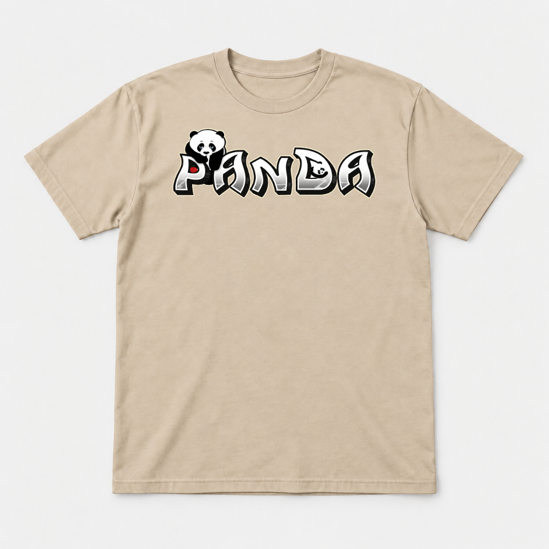 Panda Graffiti Typography T-Shirt & Sweatshirt