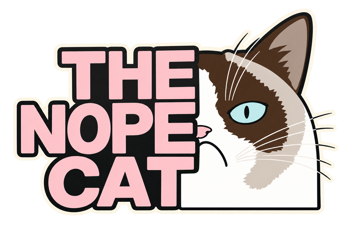 The Nope Cat Grumpy Feline Graphic T-Shirt & Sweatshirt