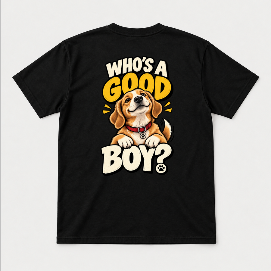 Who's a Good Boy Beagle Puppy Dog Graphic T-Shirt & Sweatshirt