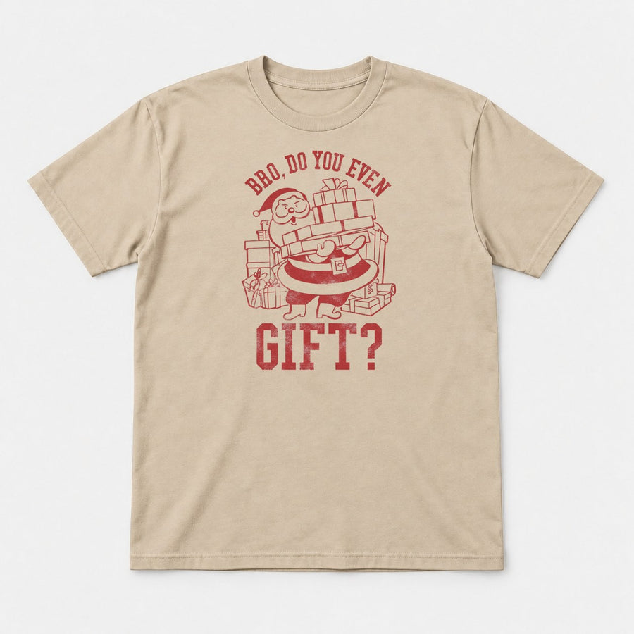 Bro, Do You Even Gift Retro Santa Christmas Graphic T-Shirt & Sweatshirt