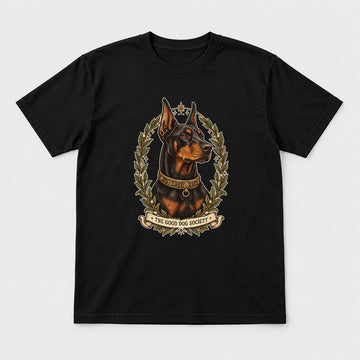 The Good Dog Society Doberman Shirt – Vintage Dog Portrait Tee