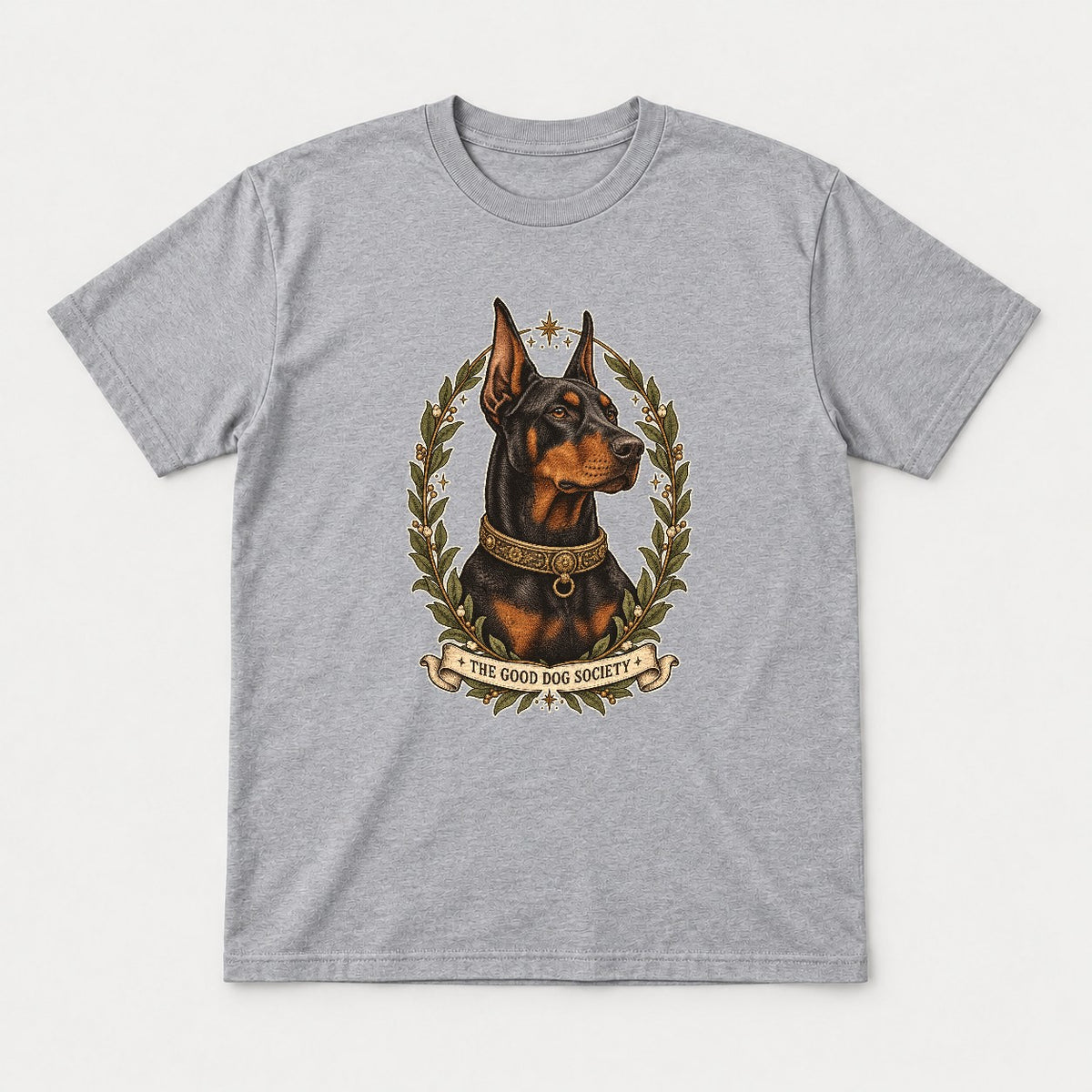 The Good Dog Society Doberman Shirt – Vintage Dog Portrait Tee