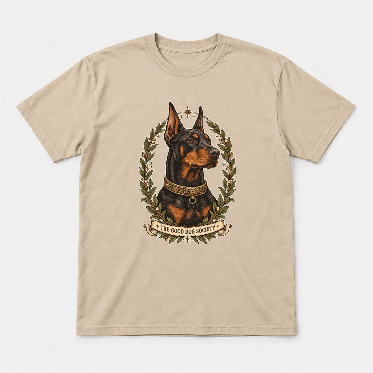 The Good Dog Society Doberman Shirt – Vintage Dog Portrait Tee