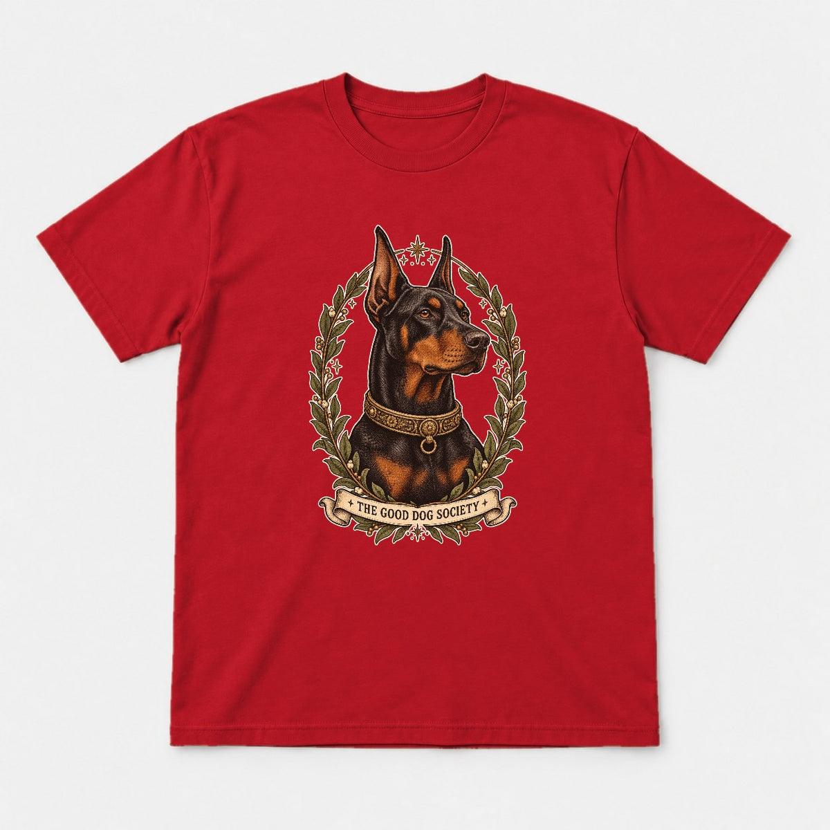 The Good Dog Society Doberman Shirt – Vintage Dog Portrait Tee