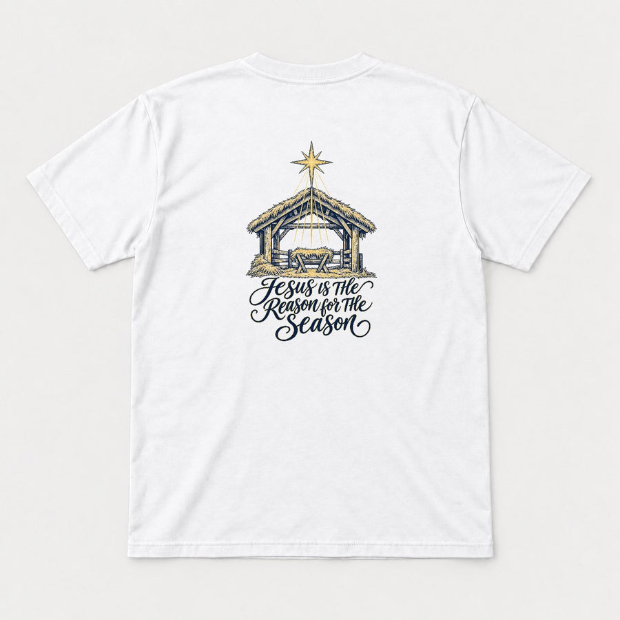 Jesus Is the Reason for the Season Nativity Graphic T-Shirt & Sweatshirt