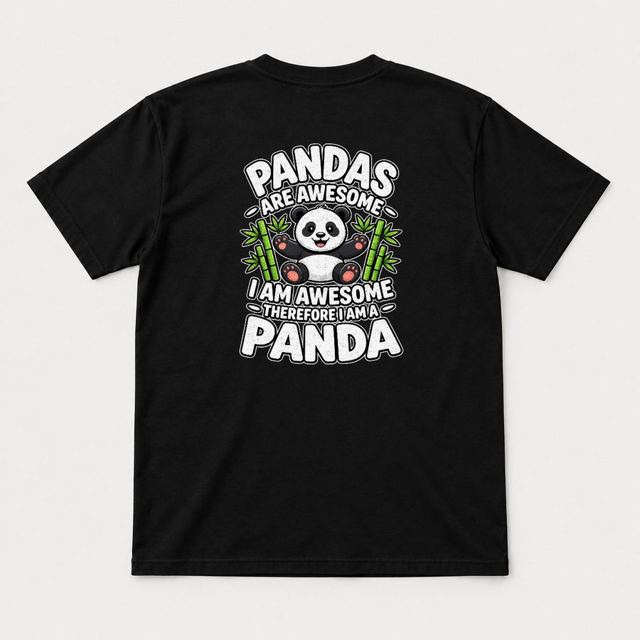 Pandas Are Awesome I Am a Panda Funny Cute Graphic T-Shirt & Sweatshirt
