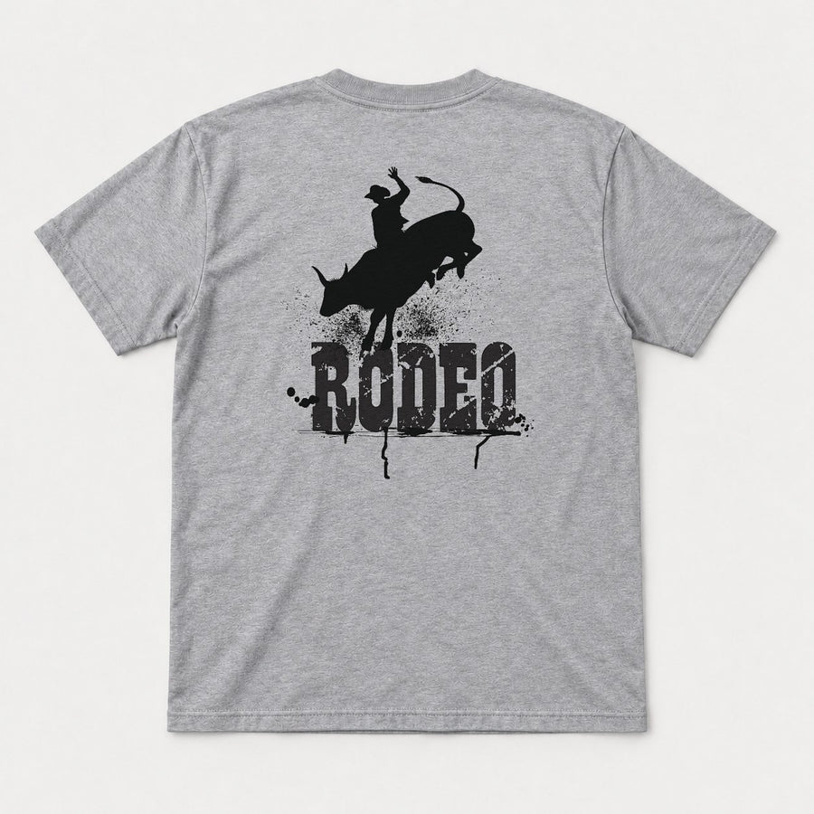 Rodeo Bull Rider Grunge Western Graphic T-Shirt & Sweatshirt