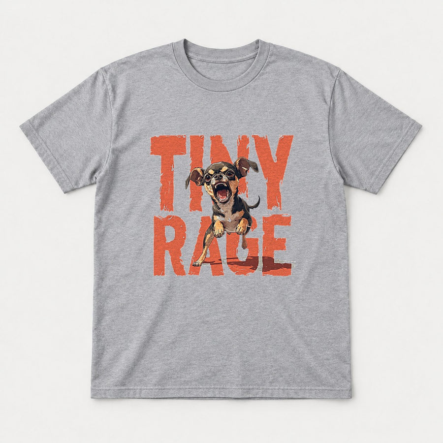 Tiny Rage Angry Chihuahua Dog Graphic T-Shirt & Sweatshirt